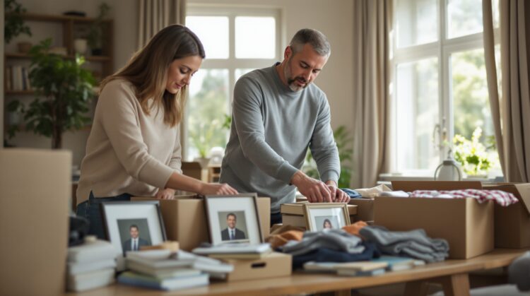 comment vider une maison après un décès